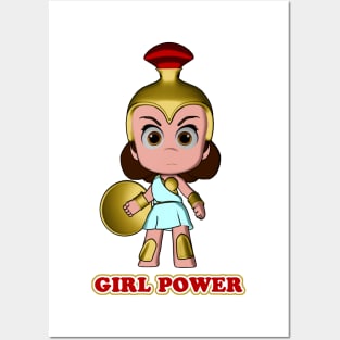 Athena Girl Power Posters and Art